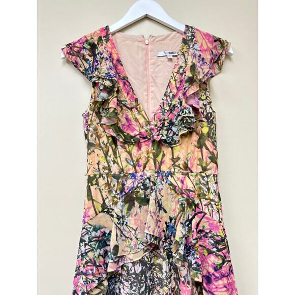 Badgley Mischka Multicolor Floral Maxi Dress - Picture 4 of 15